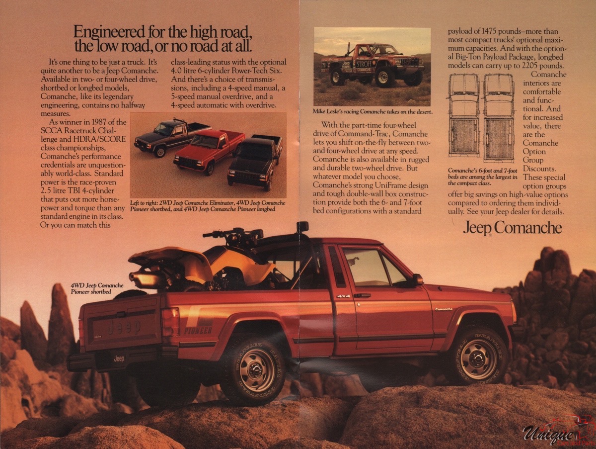 1989 Jeep Brochure Page 4